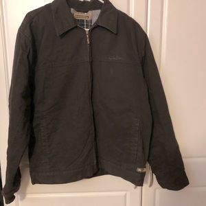 Men’s Quiksilver Grey Lined Utility Jacket Size S